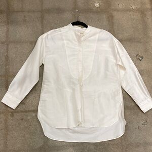 ANN MASHBURN Cream Tunic Top